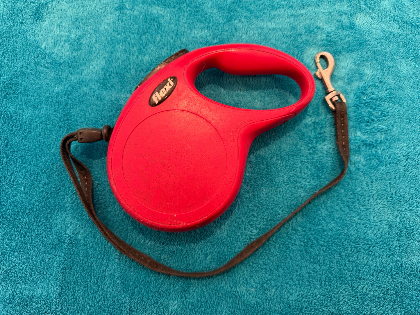 Tweedehands Flexi Classic Rollijn Rood