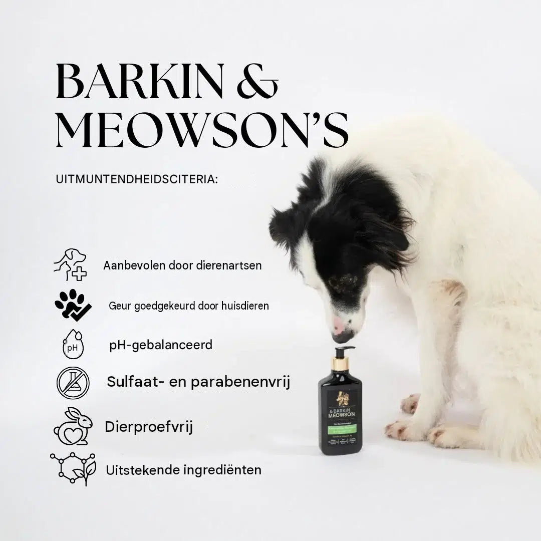 🐾 Anti-Verhaarshampoo voor Honden met Dubbele Vacht 350 ml | Barkin & Meowson