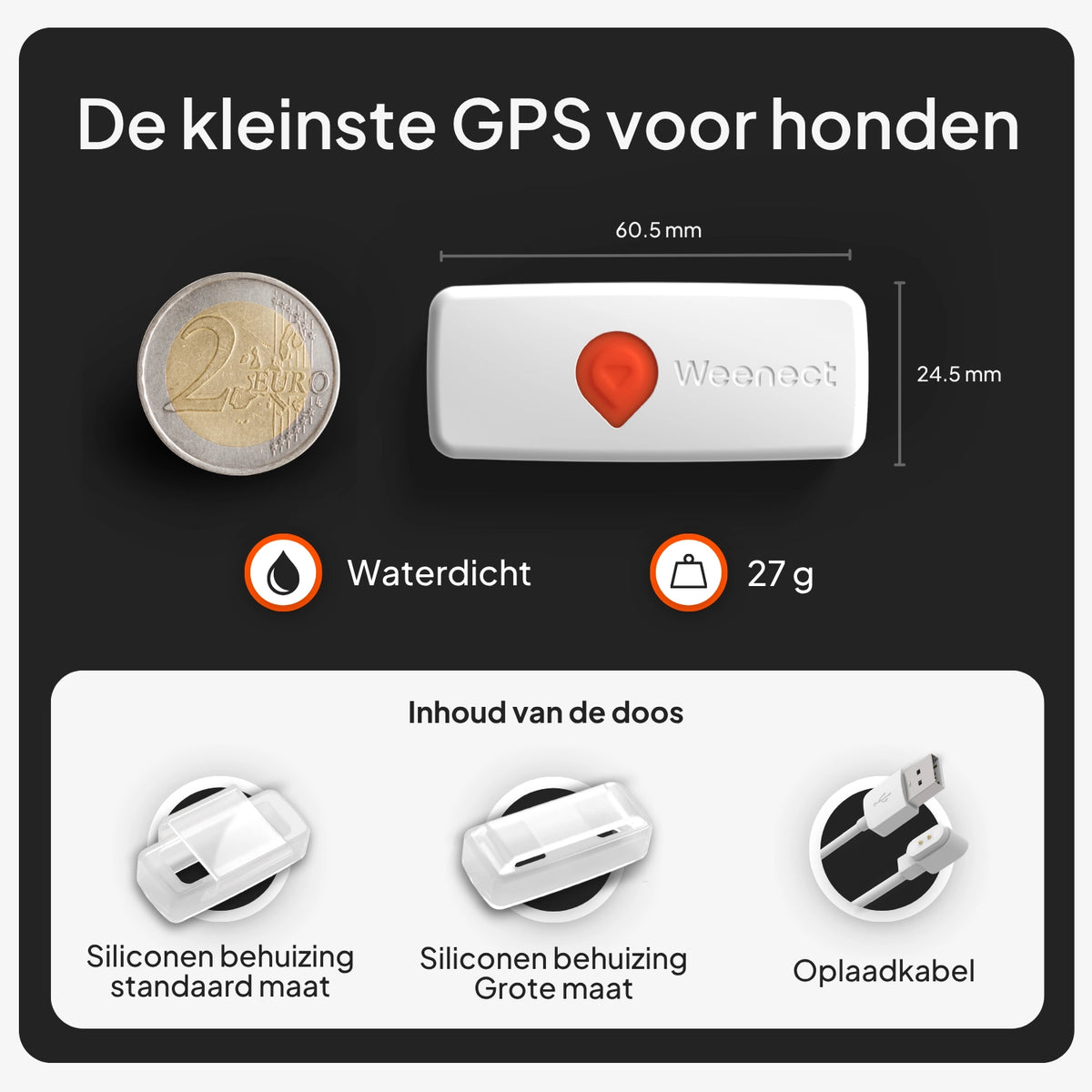 🐶📍 Weenect XS Mini GPS Tracker voor Kleine Honden