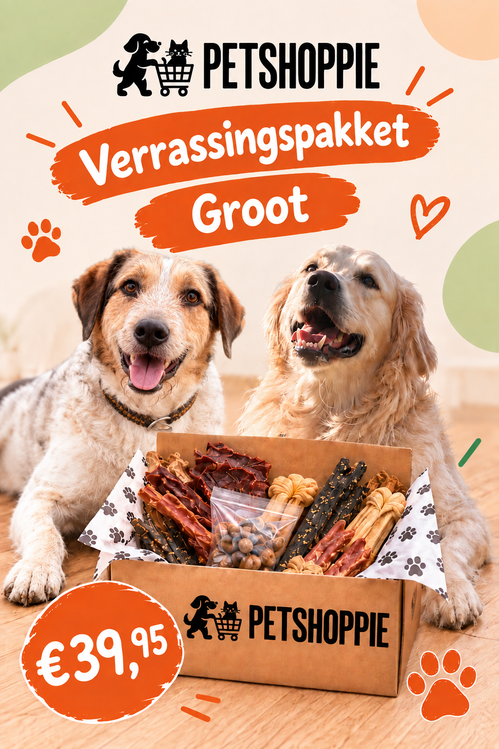 🎁🐶 Petshoppie Verrassingspakket Groot