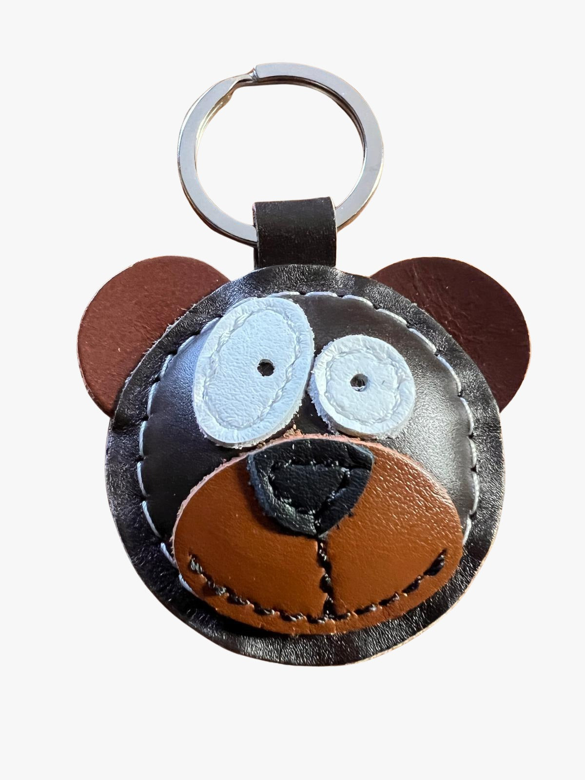 Handgemaakte Leren Sleutelhangers – Dierencollectie