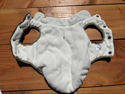 Tweedehands Teddy Hondenjasje Olijfgroen – Maat M