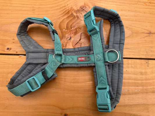 Tweedehands Trixie Premium Hondentuig Petrol/Groen