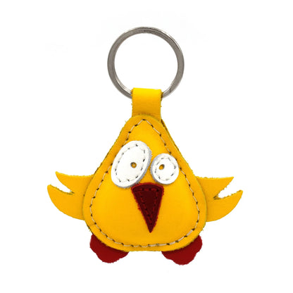 Handgemaakte leren sleutelhanger Baby-Kip