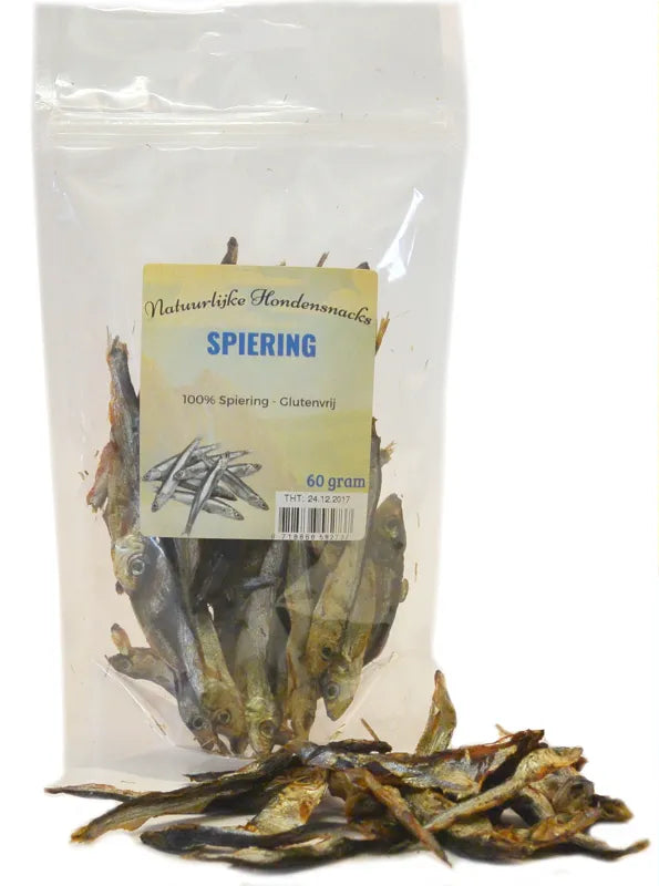 🐟 Gedroogde Spiering voor Katten – 60 Gram