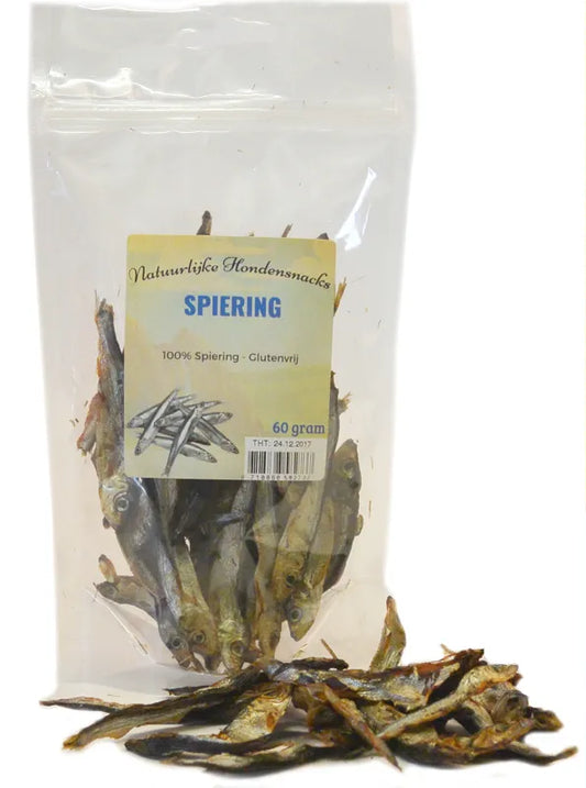 🐟 Gedroogde Spiering voor Katten – 60 Gram