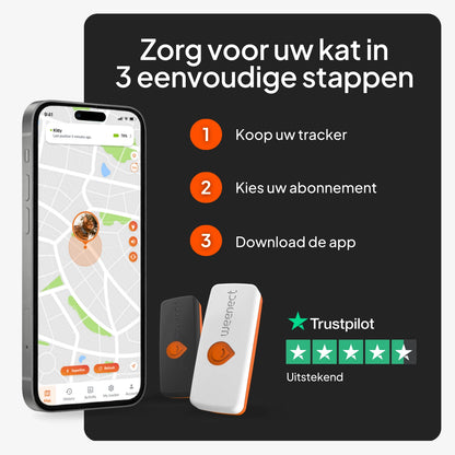 🐱📍 Weenect XS GPS Tracker voor Katten