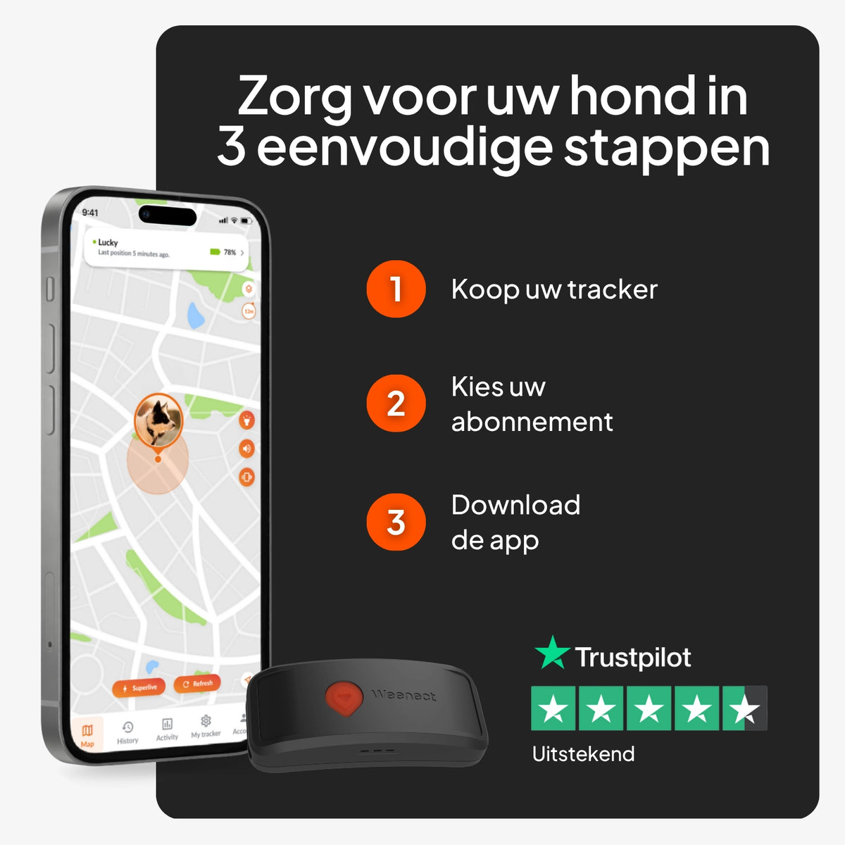 🐶📍Weenect XT GPS Tracker voor Honden