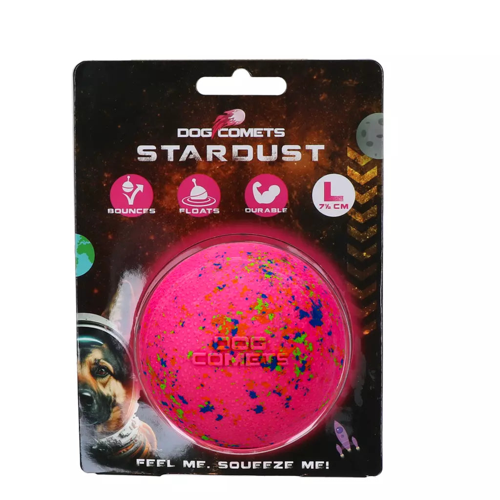 Dog Comets Stardust Bal L – Rubber Hondenbal