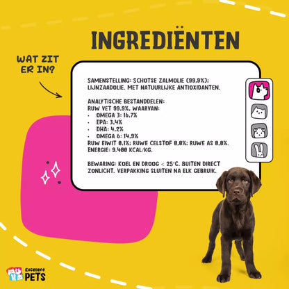 Excellent Pets Salmon Oil – Zalmolie voor Honden