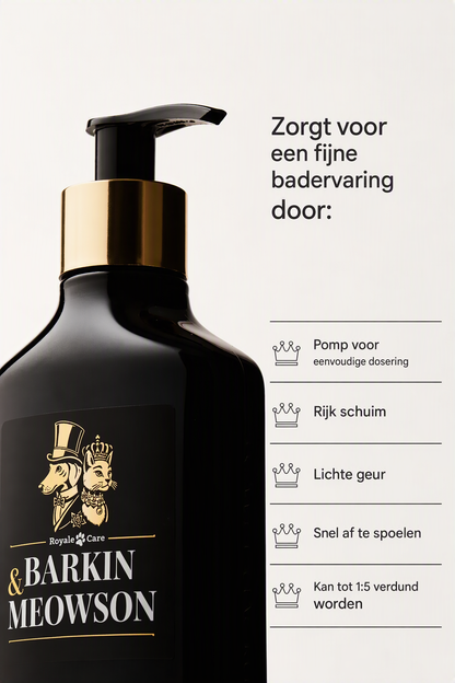 🐾 Ontklittende Hondenshampoo voor Krullende Vachten 350 ml | Barkin & Meowson