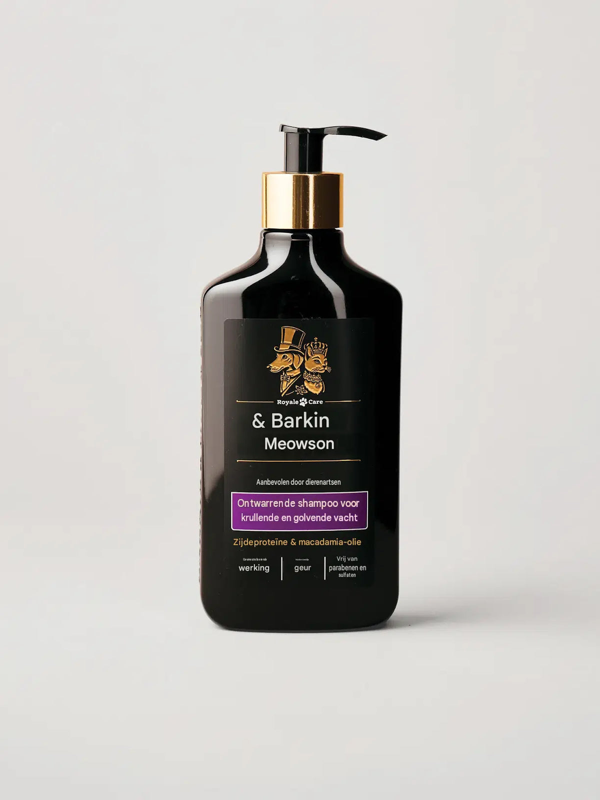 🐾 Ontklittende Hondenshampoo voor Krullende Vachten 350 ml | Barkin & Meowson