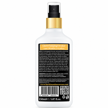 🐾 Oorreinigingswater voor Honden & Katten 150 ml | Barkin & Meowson