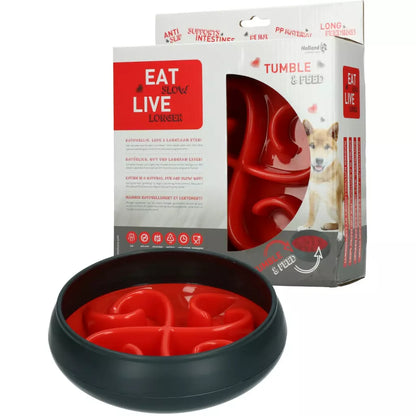Eat Slow Live Longer Tumble Feeder – Anti-schrok voerbak voor honden
