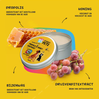 Excellent Pets Propolis & Honey Ointment – Natuurlijke Huidzalf voor Honden & Katten
