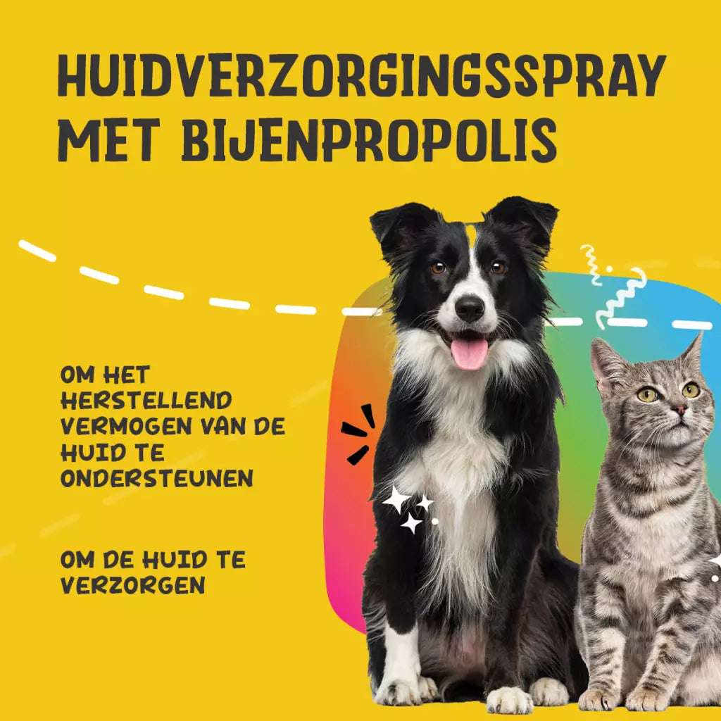 Excellent Pets Propolis Spray – Verzorgende Huidspray voor Hond, Kat & Knaagdier