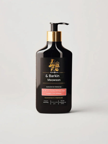 🐾 Zachte Havermoutshampoo voor Puppy’s & Kittens 350 ml | Barkin & Meowson