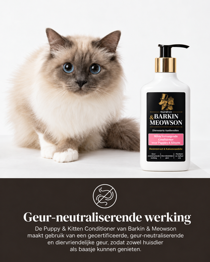 🐾 Gentle Care Conditioner voor Puppy’s & Kittens 350 ml | Barkin & Meowson