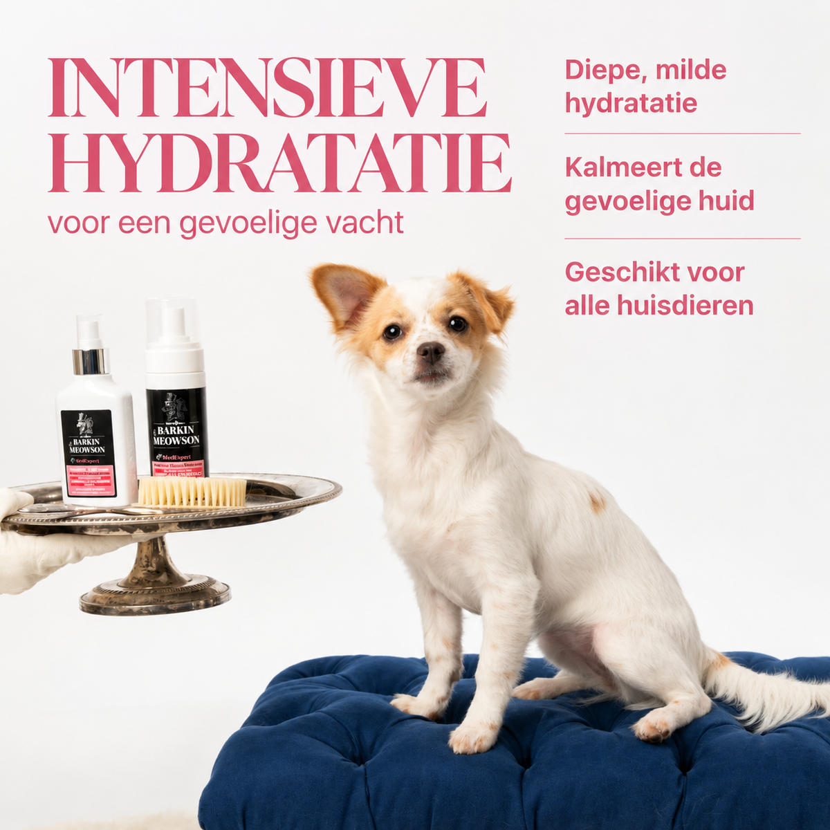 🐾 MedExpert Intensive Hydration Shampoo voor Honden & Katten 350 ml | Barkin & Meowson
