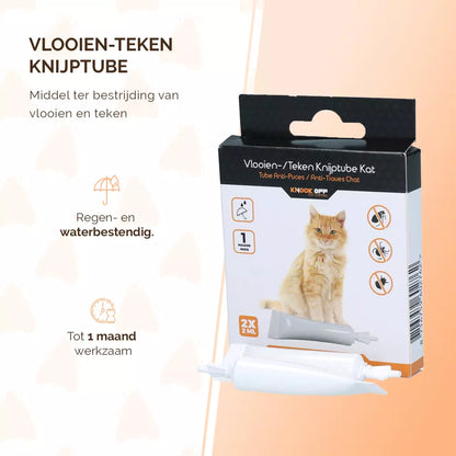 🐾🐱 Natuurlijke Vlooien- en Tekenpipet voor Katten