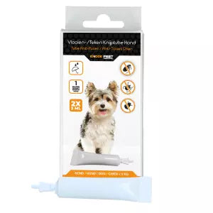 🐾 Natuurlijke Vlooien- en Tekenpipet voor Honden (tot 5 kg) – Knock Pest