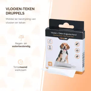 🐾 Natuurlijke Vlooien- en Tekenpipet voor Honden (5 tot 15 kg) – Knock Pest