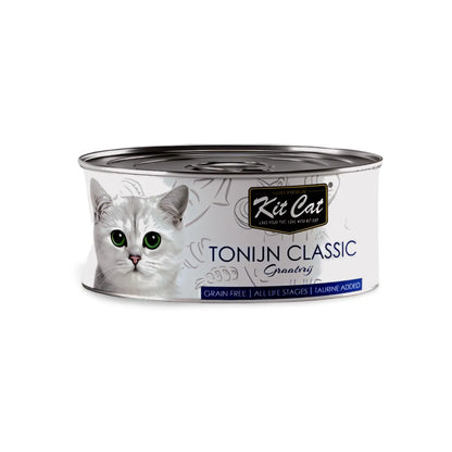 🐱 Kit Cat Natvoer Tonijn Classic – 80 gram