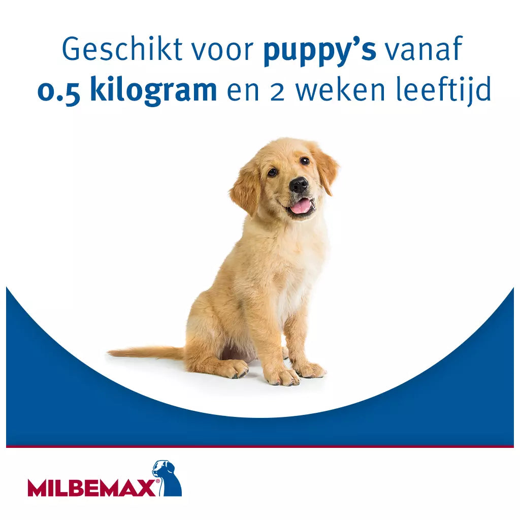 🐾 Milbemax Tabletten Hond Groot 5-75kg 4 tabl.