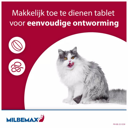 🐾 Milbemax Tabletten Kitten/Kat Klein R 0,5-2kg 2 tabl.