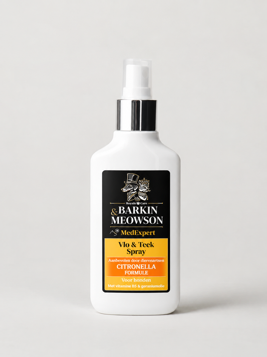🐾 MedExpert Vlooien- & Tekenspray met Citronella voor Honden 150 ml | Barkin & Meowson