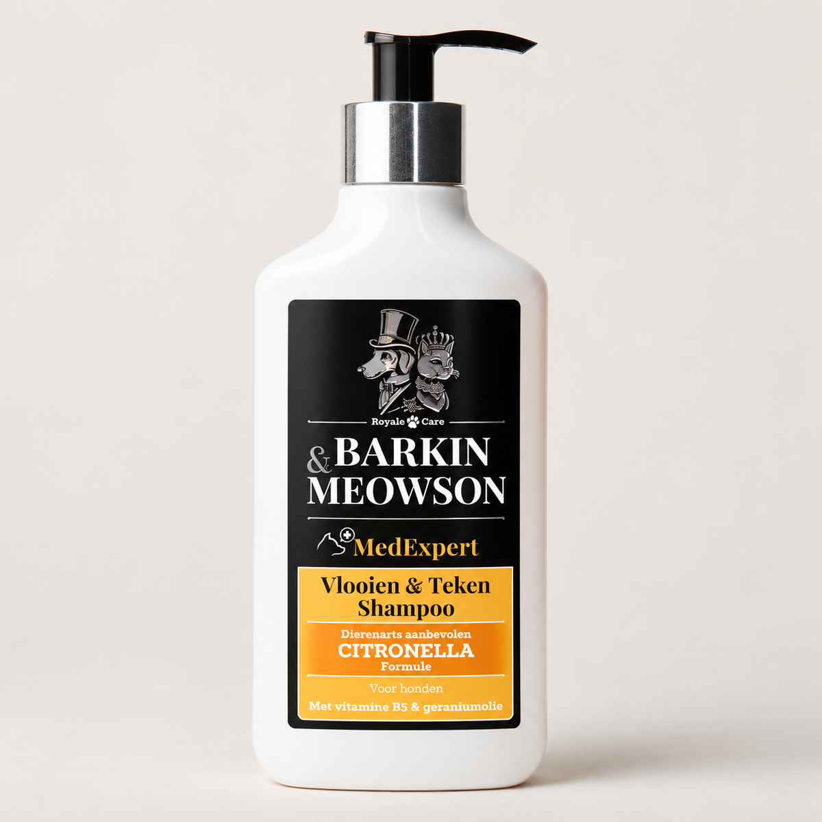 🐾 Vlooien- & Teken Shampoo voor Honden 350 ml | Barkin & Meowson