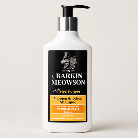 🐾 Vlooien- & Teken Shampoo voor Honden 350 ml | Barkin & Meowson