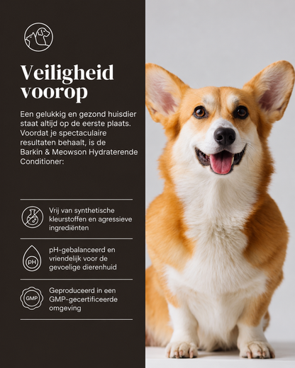 🐾 🐱 Moisturising Conditioner voor Honden & Katten 350 ml | Barkin & Meowson